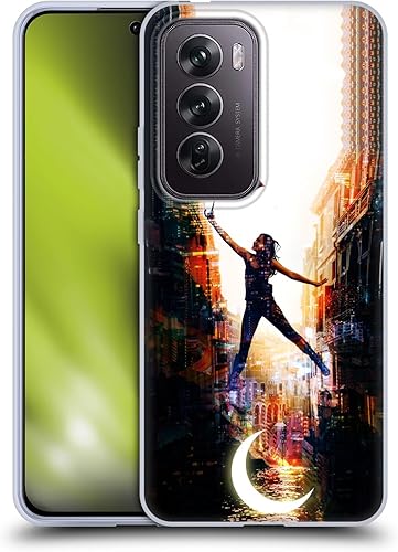 Miniatura 15 de Head Case Designs Funda de gel suave con licencia oficial de Dave Loblaw Synthwave Street Sci-Fi y Surreal, compatible con Oppo Reno12 Pro 5G Calle