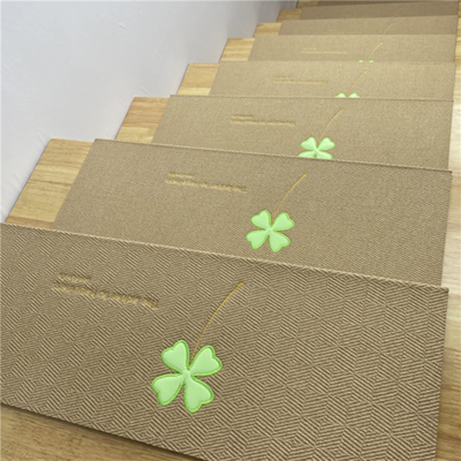 YTBHSHXZ stair treads， 1Pc Fluffy Soft Stairs Non-Slip Plush Carpet Runner Anti-Slip(5)