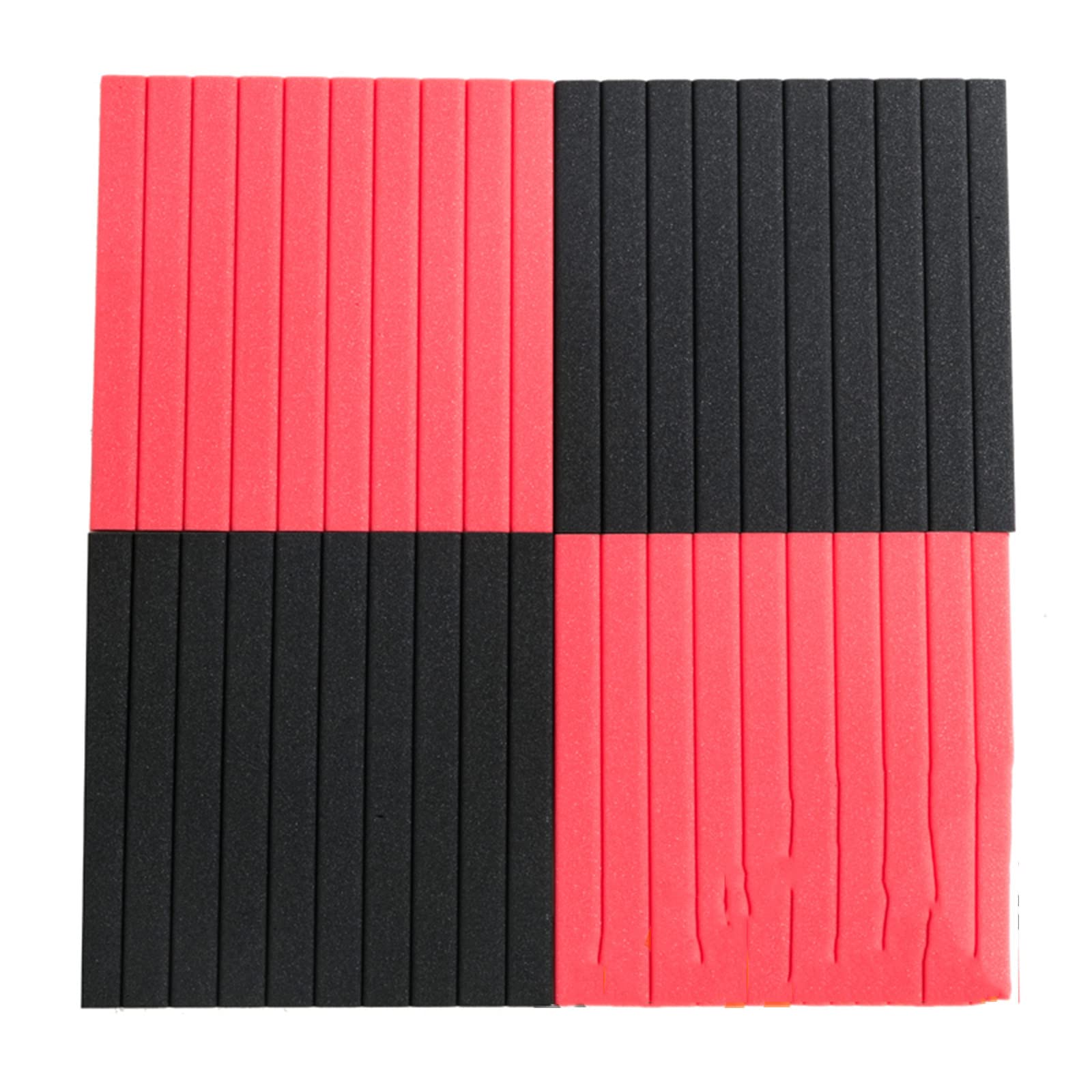 Paneles de espuma acústica para cine en casa, azulejos de espuma de alta densidad insonorizantes con cancelación de ruido, 50 x 50 x 5 cm, paneles de pared absorbentes de sonido, paquete de 2