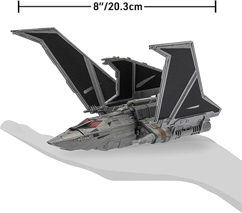 Miniatura 24 de STAR WARS - Nave de transporte inquisitorial Scythe de 7 pulgadas de la colección Micro Galaxy Squadron, incluye 3 minifiguras de 1 pulgada cada una