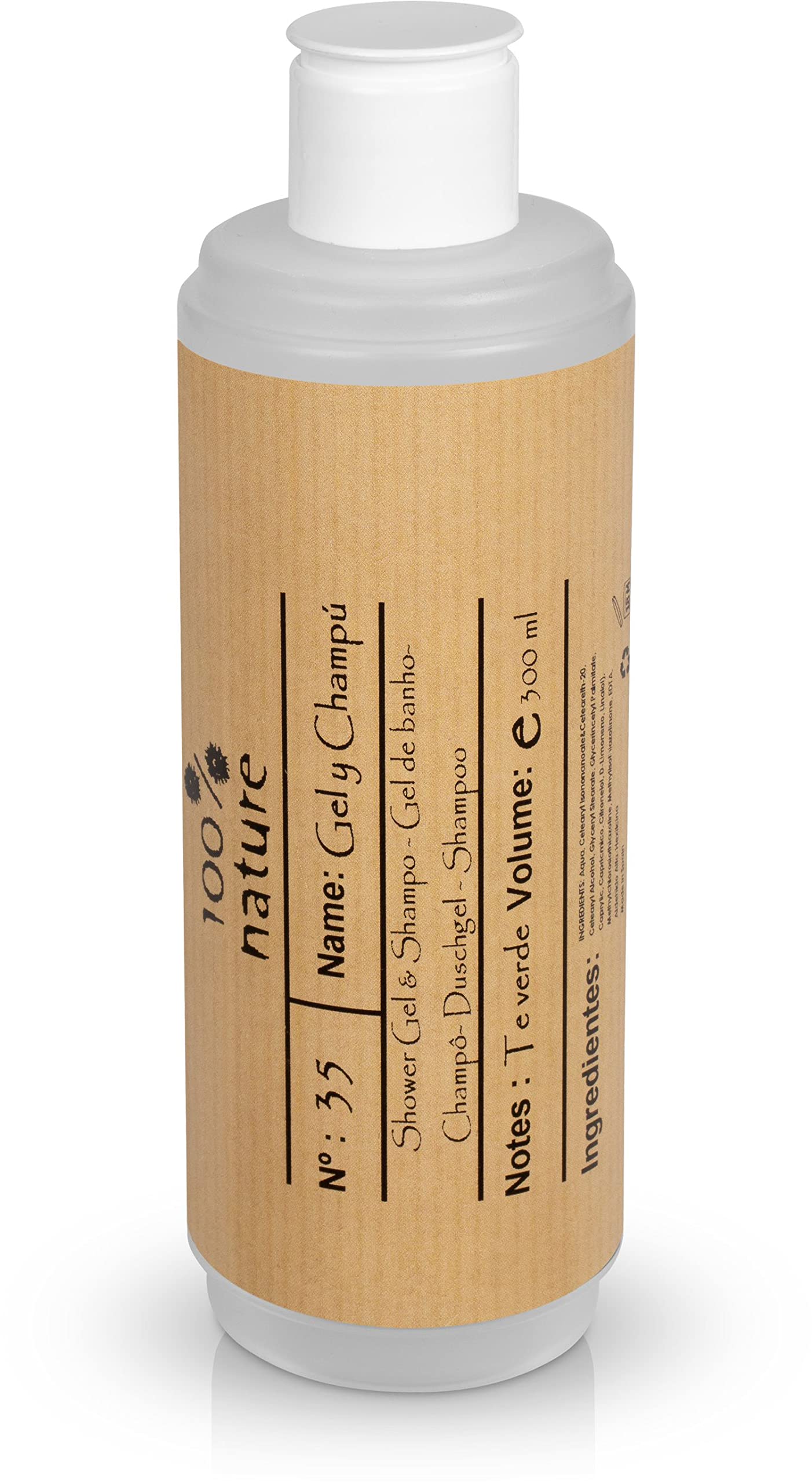 10 Spender-Nachfüllflasche 400ml, enthält 2in1 Duschgel und Shampoo | Wiederauffüllbar und widerstandsfähig | Quetsch Spender | Zur Verwendung in Kombi mit unserer Wandhalterung | 10 Stück