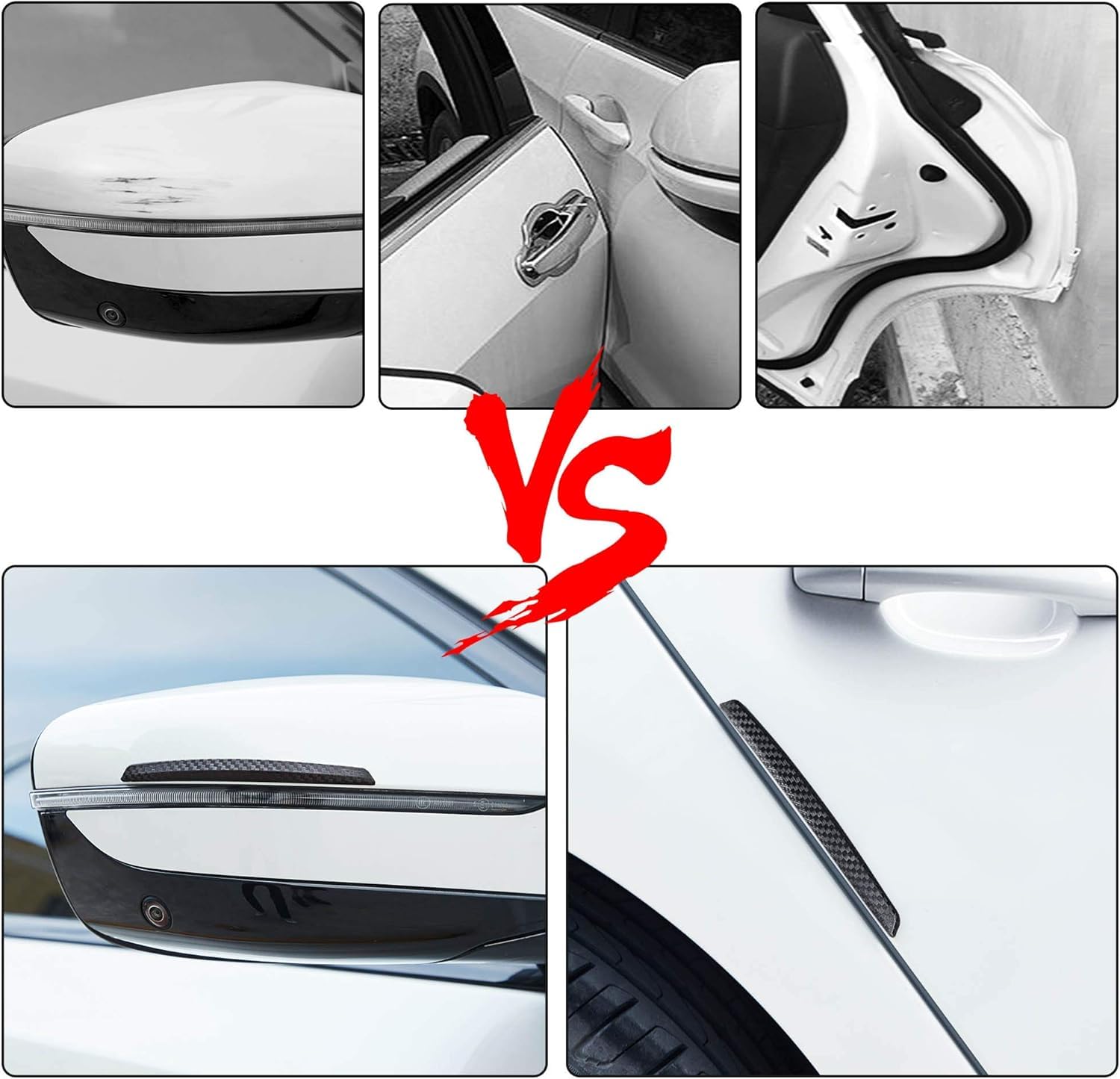 Protection Portière Voiture pour Skoda Octavia 4 (NX) Kombi 2020-2025, Bande Anti-Collision Autocollant de Bord Transparent Protection de Seuil Caoutchouc