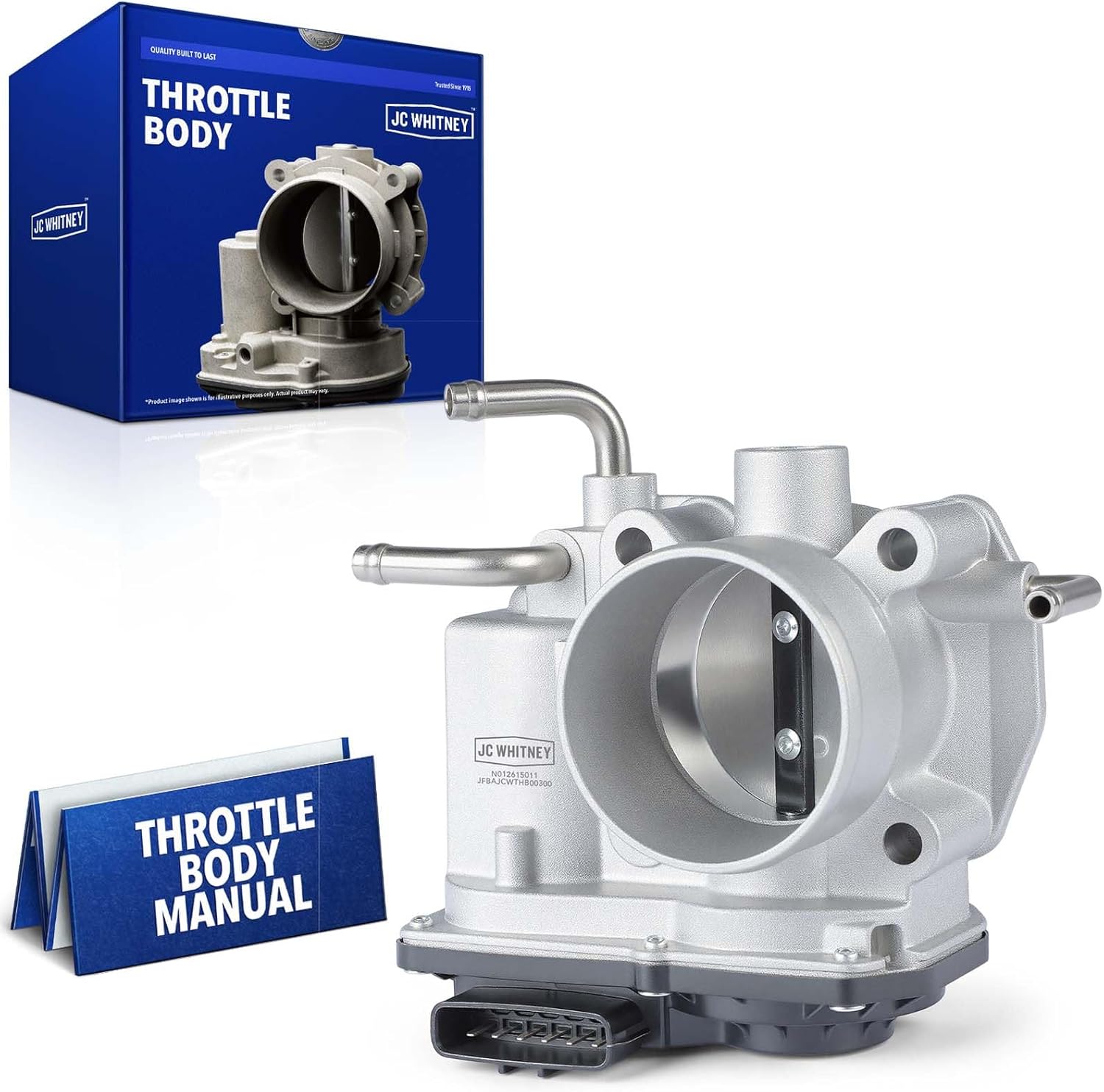 JC Whitney JFBAJCWTHB00300 Electronic Throttle Body - Compatible with Toyota Camry 2004-2006, RAV4 2004-2005, Highlander 2004-2007, Solara 2004-2006, Scion tC 2005-2006 - 2.4L