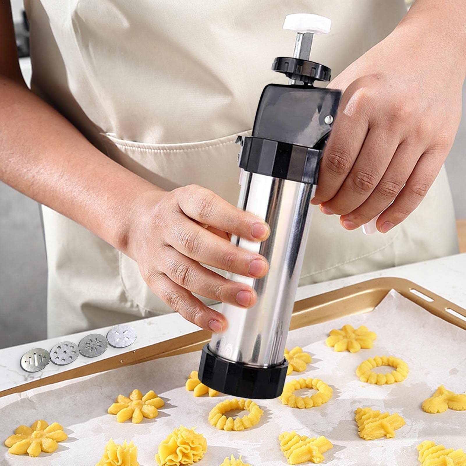 10 piezas fabricante de galletas de bricolaje - Herramienta de decoración de postres | Moldes de galletas de acero inoxidable Regalo perfecto para amigos y cumpleaños de Navidad y otros | decoración de postres | Moldes de galletas de acero inoxidable Rega