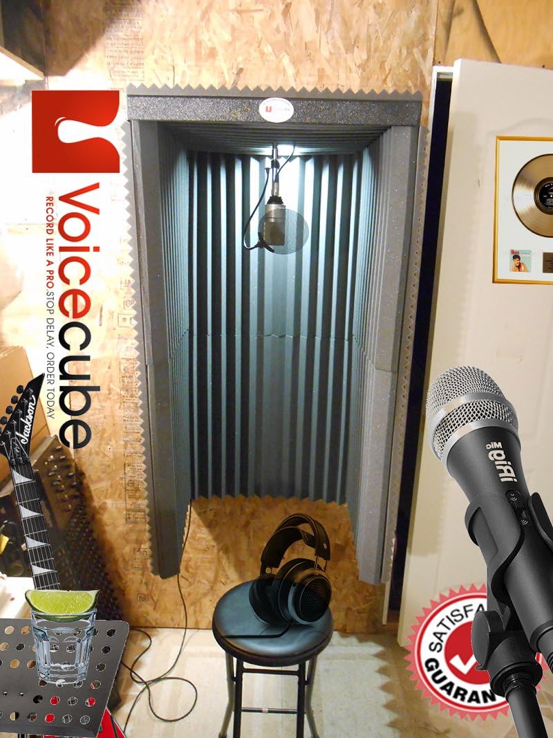 #1 Pro level Portable vocal booth - Slam Jam, turn any wall in to a pro vocal booth.