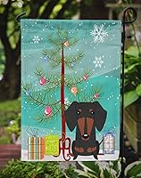 Vista 671 de Caroline's Treasures BB4243GF Bandera de jardín con texto en inglés «Merry Christmas» con texto en inglés «Merry Christmas», bandera decorativa