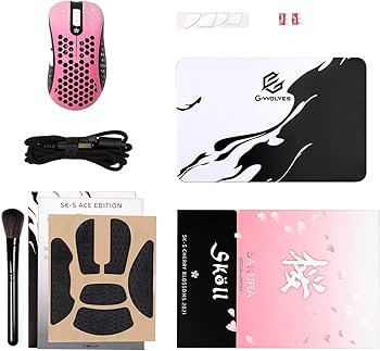 PC周辺機器 G-wolves skoll SAKUR Amazon.com: Gwolves Skoll Mini SK-S Sakura 50g Ultralight