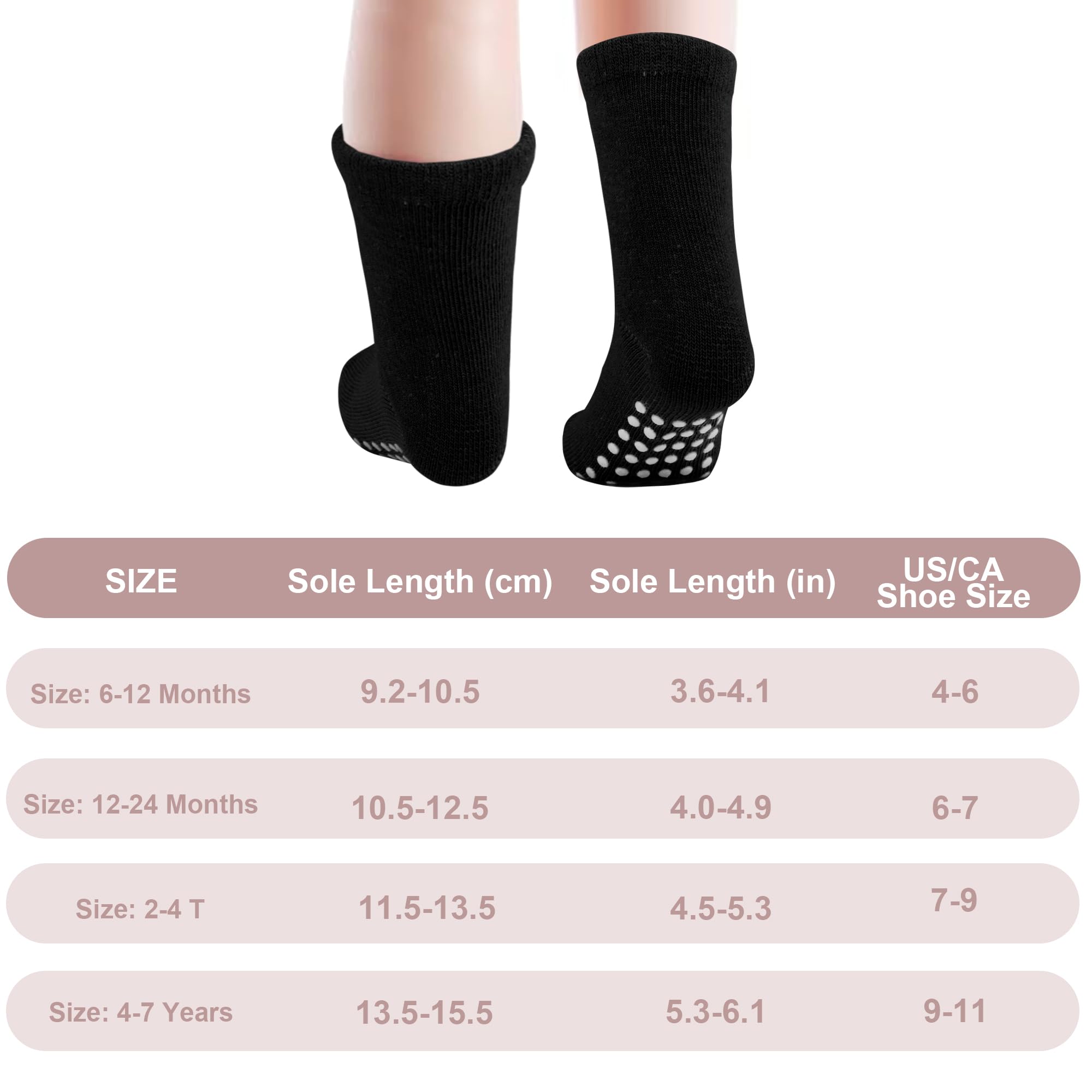 Calcetines de algodón para bebé (12 pares)