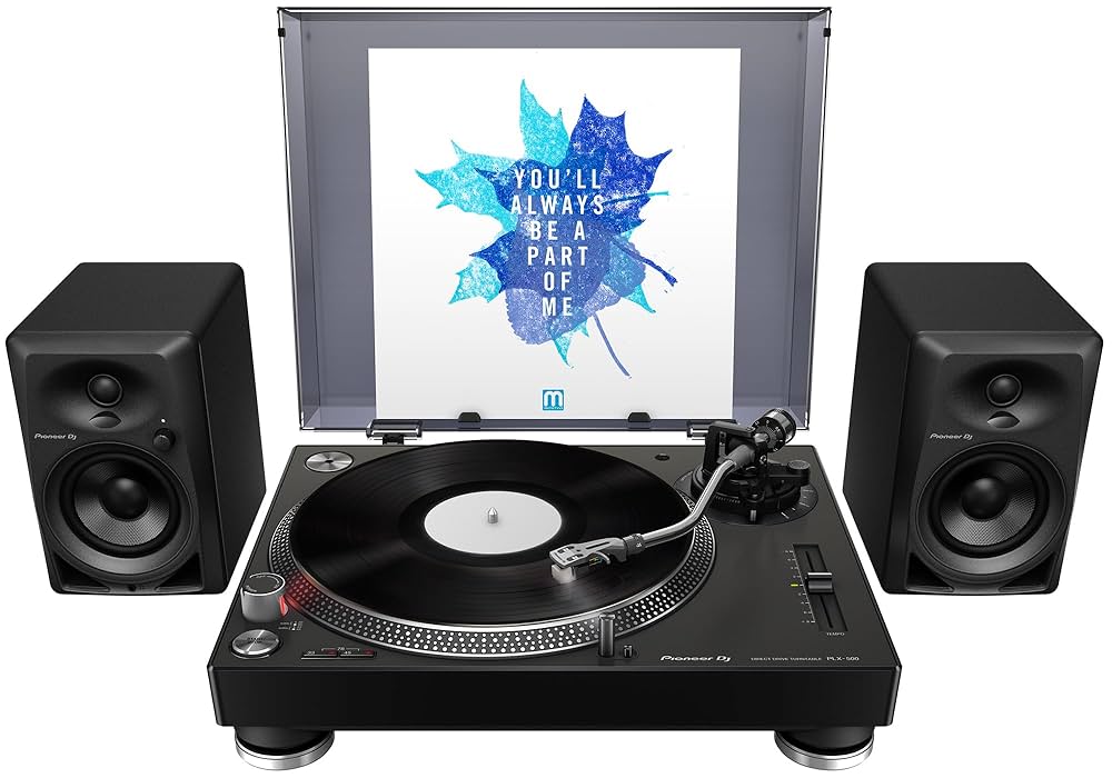 Pioneer DJ PLX-500 Black + レコードクリーナー Amazon.com: Pioneer DJ PLX-500 Direct Drive Turntable