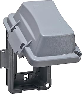 Hubbell-Bell MM420G Bell 1-Gang Non-Metallic Weatherproof In-Use Cover, Gray