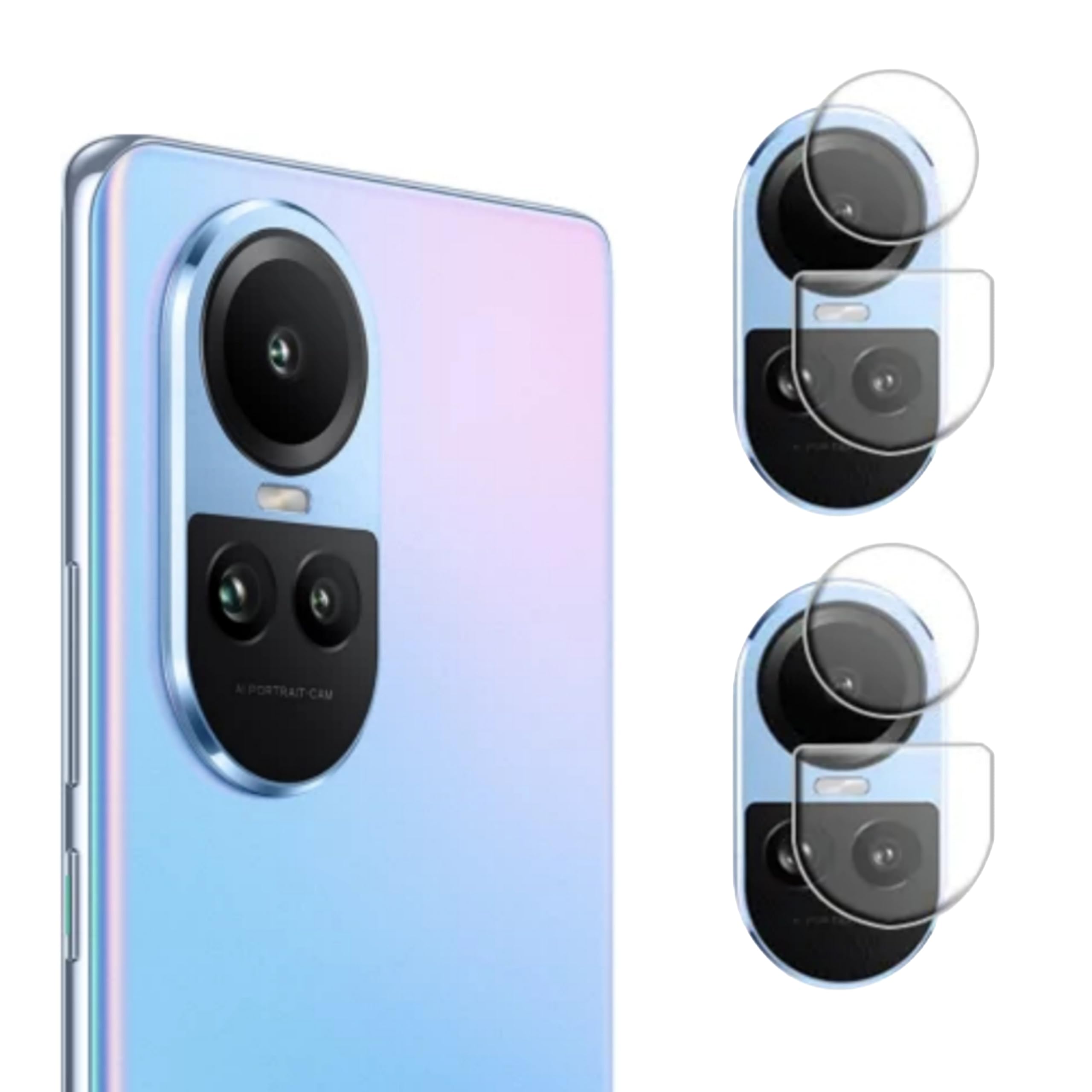 EMUNKS (pack of 3) oppo Reno 10 and Oppo reno 10 pro Back Camera Lens Screen Protector 3D Anti Shock/Anti-Scratch/Clear/Camera Tempered Glass (B0CCLHM67C) Amazon Price History, Amazon Price Tracker