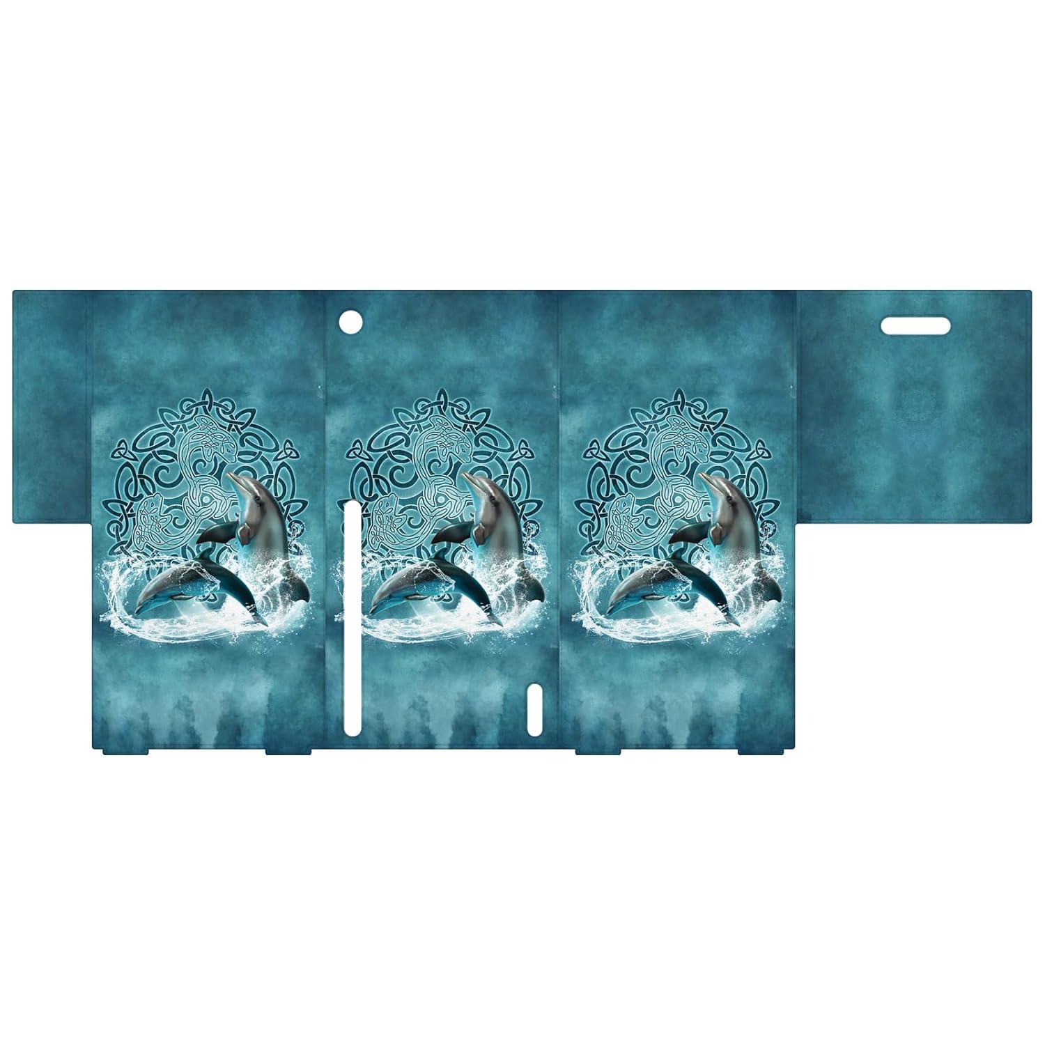 Head Case Designs Officially Licensed Brigid Ashwood Dolphin Art Mix Game Console Wrap Case Cover Compatible With Xbox Series X