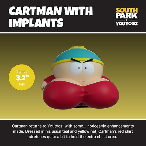 Miniatura 2 de Youtooz South Park Cartman de vinilo con implantes (3.1 in)