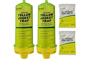 Reusable Yellowjacket Trap - 2 Pack + 2 Four-Week Refills