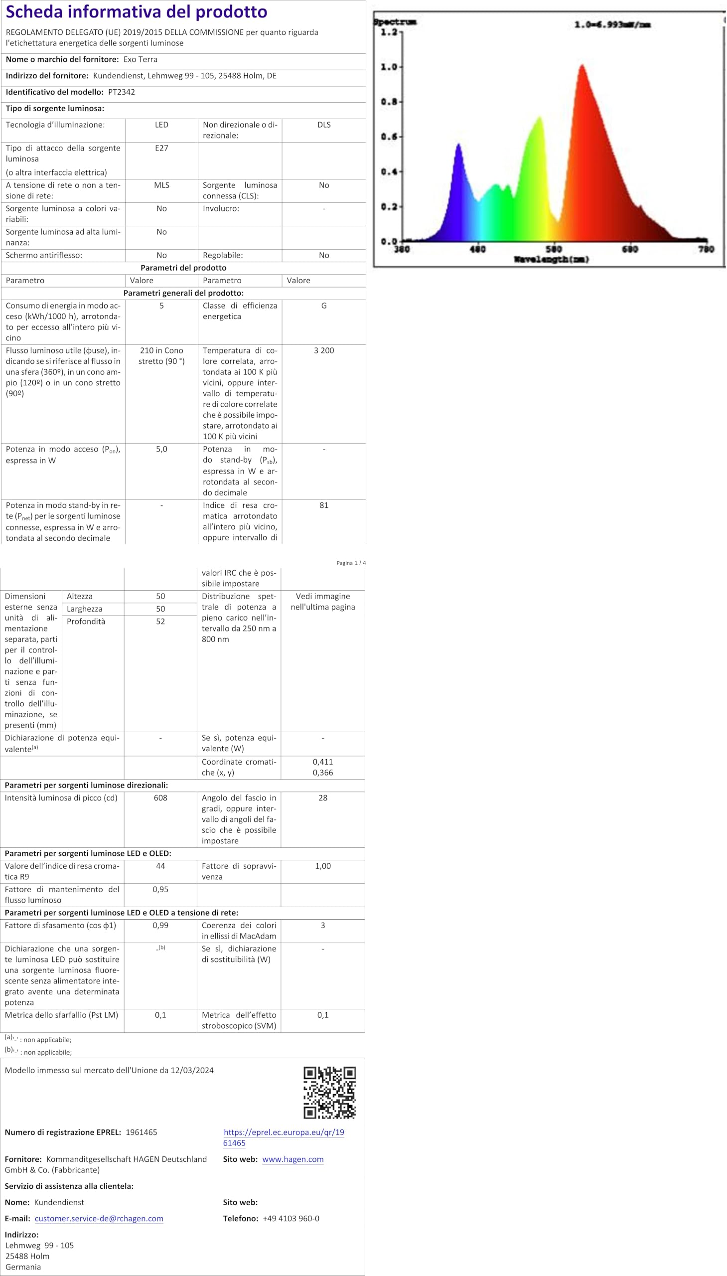 Lucky Reptile LED Sun Spot 18W, Lampada Per Terrario, Supporto E27, Senza UV E Calore - Foto 7