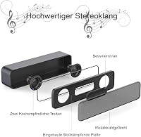 ADELGO SoundBar Mini USB Hangszóró PC-hez, Laptophoz - 5W Sztereó Hang, Plug and Play Csatlakozás, Kompakt Méret, Univerzális Kompatibilitás 3