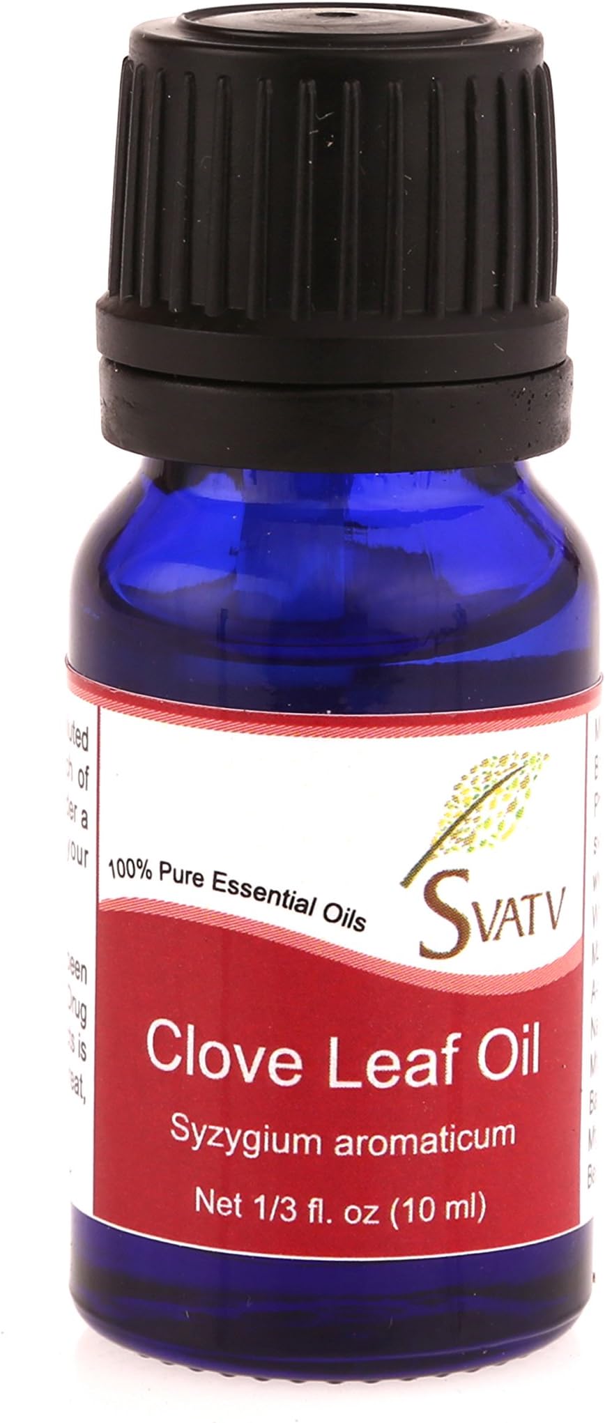 SVATVClove Leaf Essential Oil Therapeutic Grade Aromatherapy Oils Fragrance Oil for Diffuser Yoga Massage & DIY Personal Care 10 ml