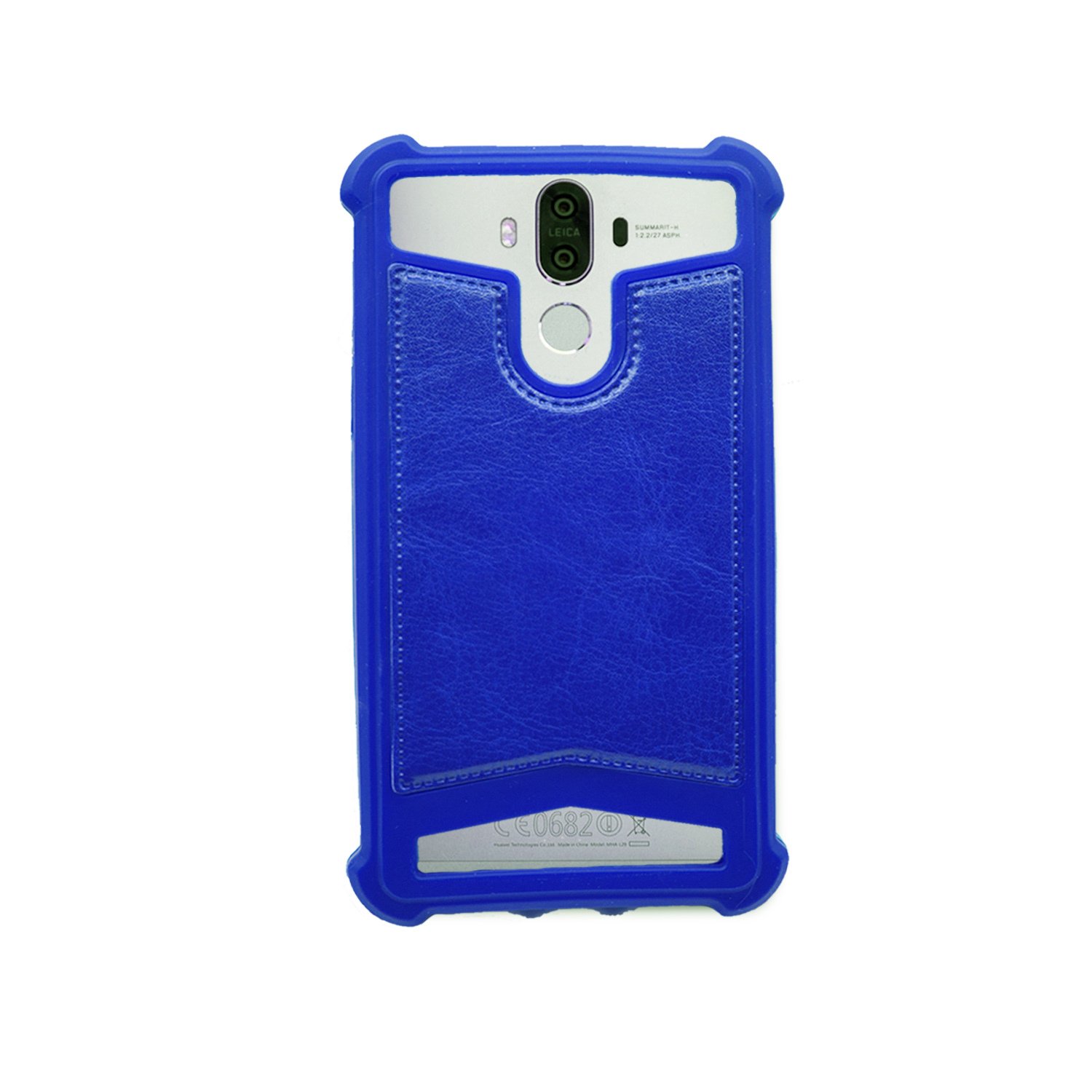Ph26 HAIER Phone L55 Coque arrière façon Cuir Bleu Ciel Contours en Silicone Gel Anti-Chocs by