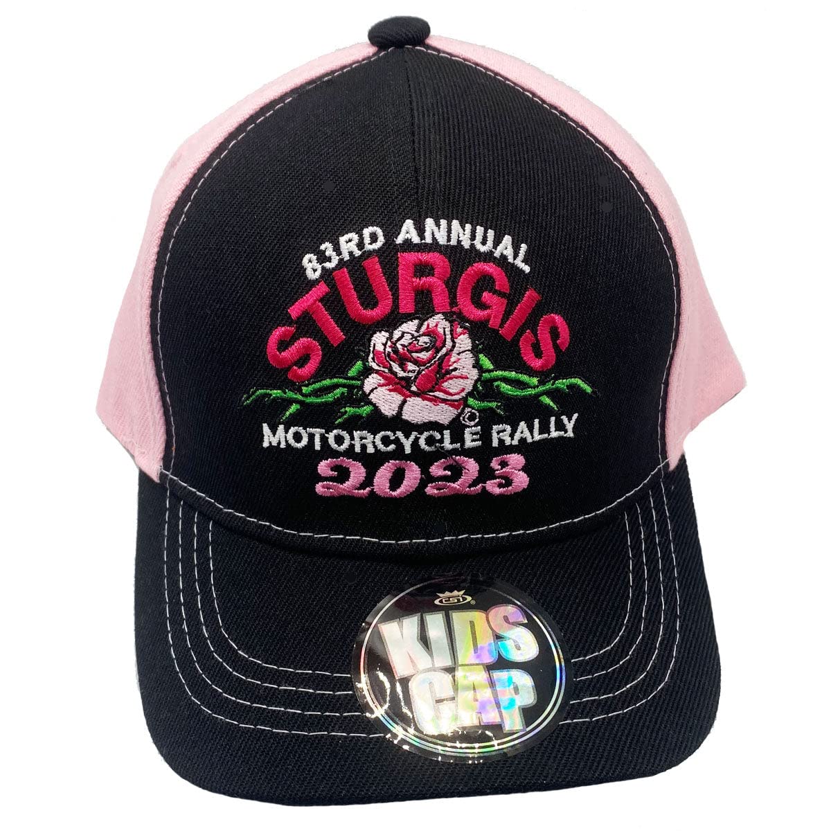 Biker Life Clothing Kids 2023 Sturgis Motorcycle Rally Rose Vine Hat ONE Color