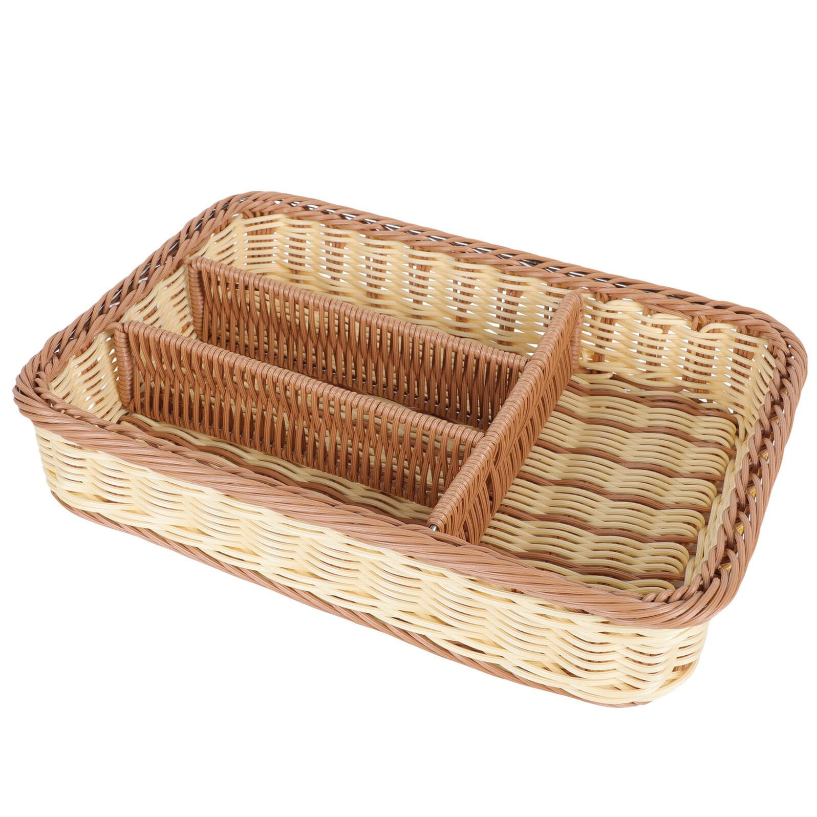 Organisateur tiroir de cuisine imitation rotin COLLBATH pour une table harmonieuse