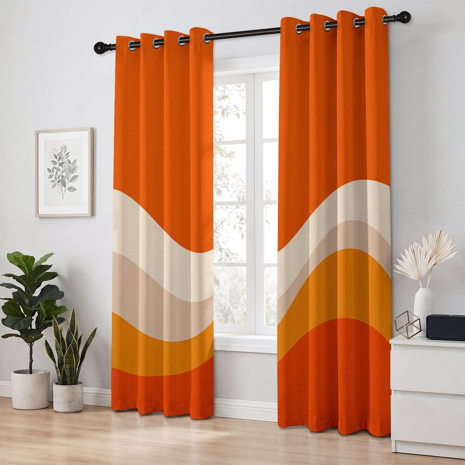 Zasłony zaciemniające w stylu vintage, wys. 229 x szer. 117 cm