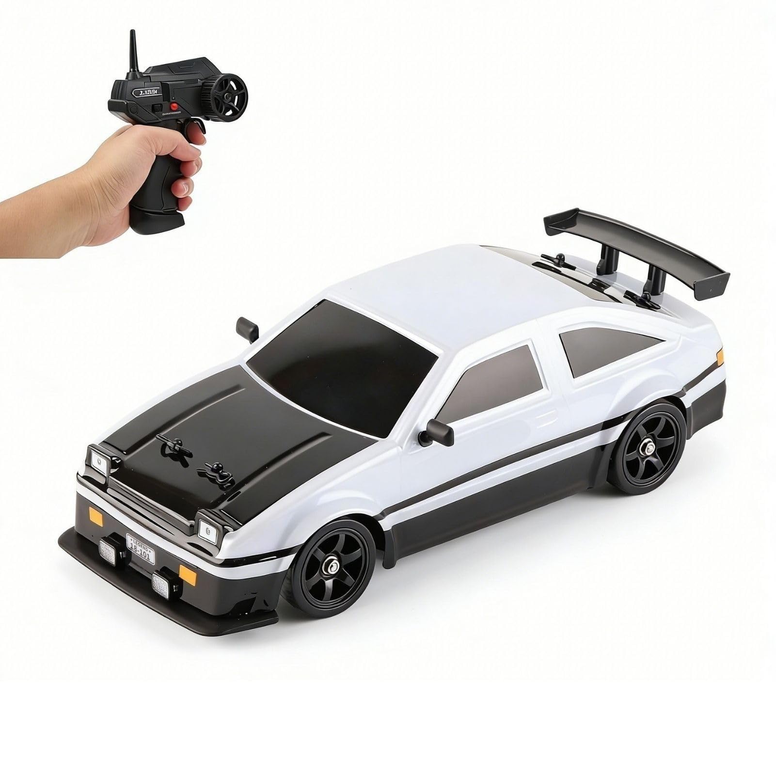 BuyWeek Zdalnie sterowany samochód Drift, 2,4 GHz 1:16 RC Drift Auto napęd na wszystkie koła, zabawka z diodami LED, dla dzieci, chłopców, dziewcząt i dorosłych
