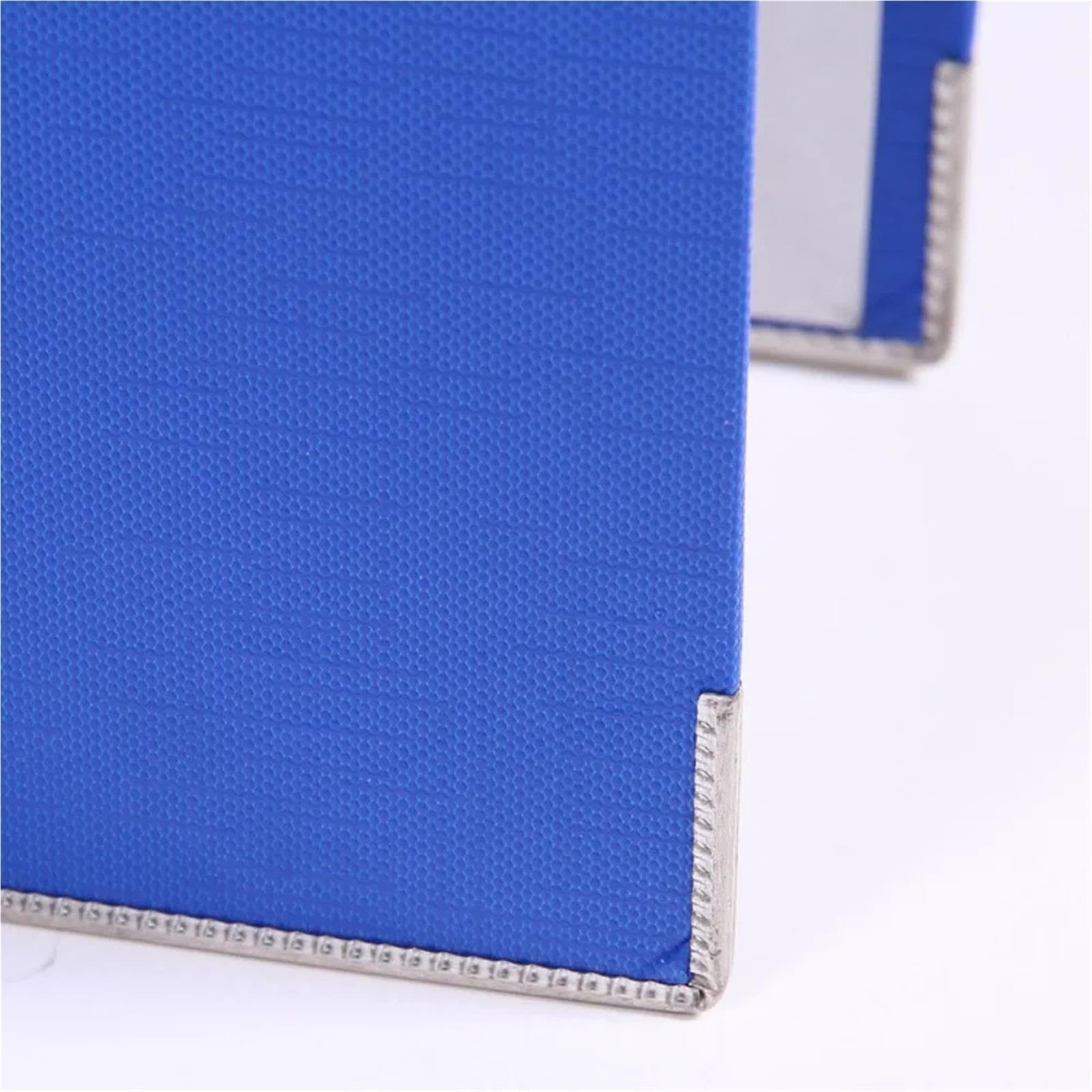 Classeur A4 à levier à 2 anneaux, classeur en plastique, couverture haute capacité(Blue)
