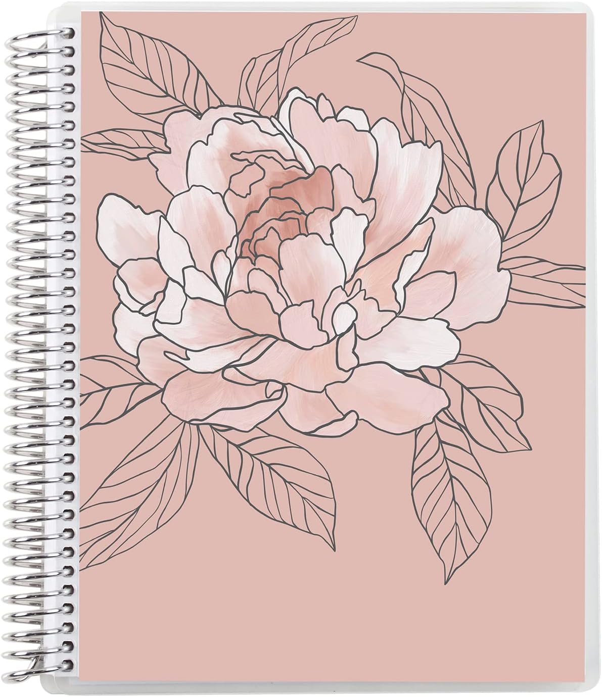 Cholemy 10-Pack Floral Hardcover Notebooks - A6 Size (4"x7"), 200 Lined Pages, PU Leather, Bulk Journals For School & Office