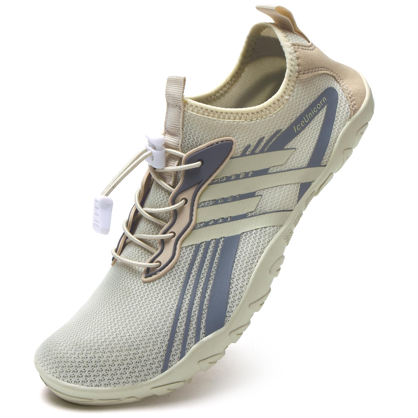 IceUnicorn Strandschuhe Badeschuhe Damen Herren Schwimmschuhe Aquaschuhe Sommer Schnell Trocknend Surfschuhe