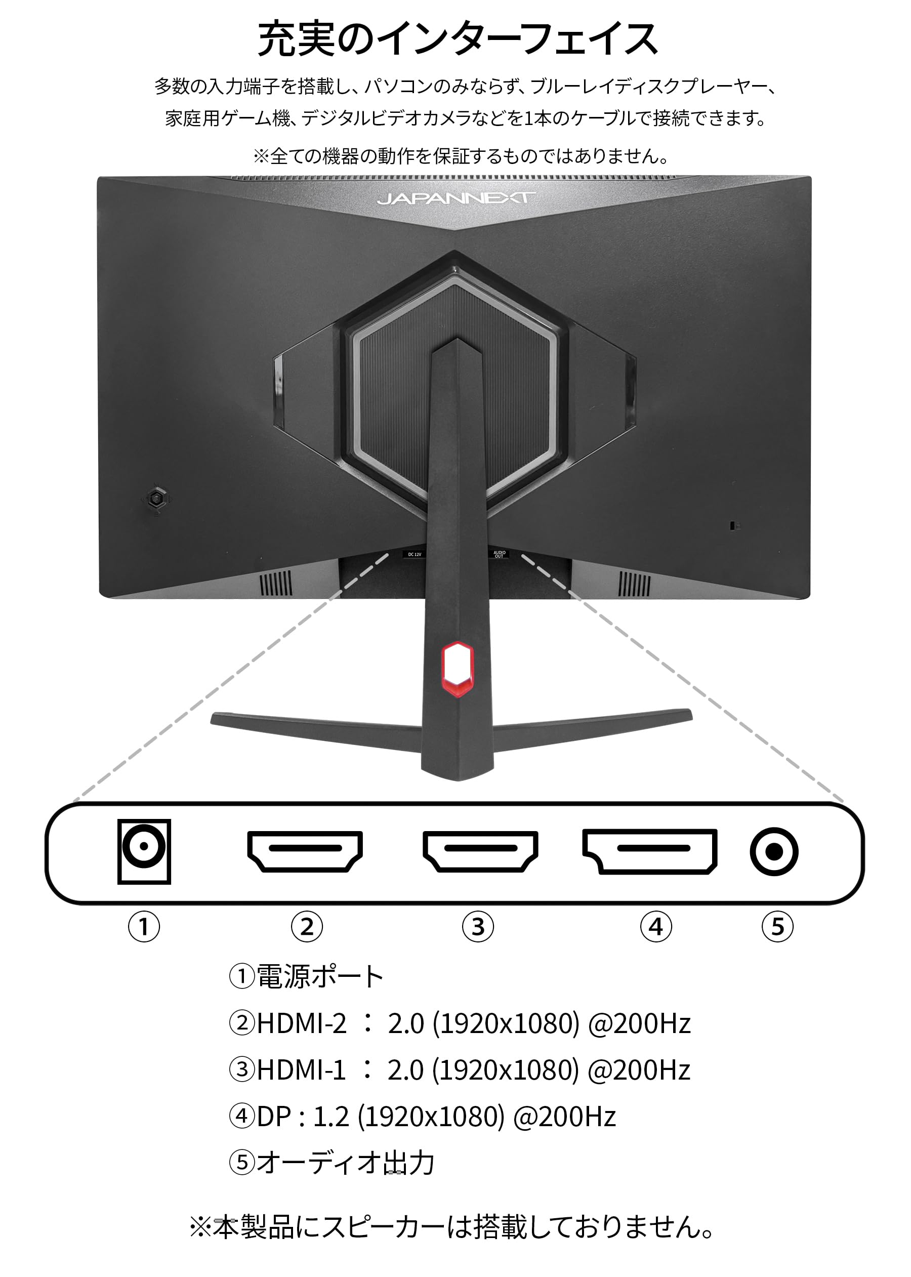 Amazon.co.jp: JAPANNEXT 27インチ ゲーミングモニター 200Hz