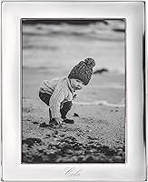 Vista 3 de Cunill Marco de fotos personalizado, marco de fotos Tiffany liso de 8 x 10 pulgadas, parte trasera de madera de caoba, caja de regalo de dos piezas