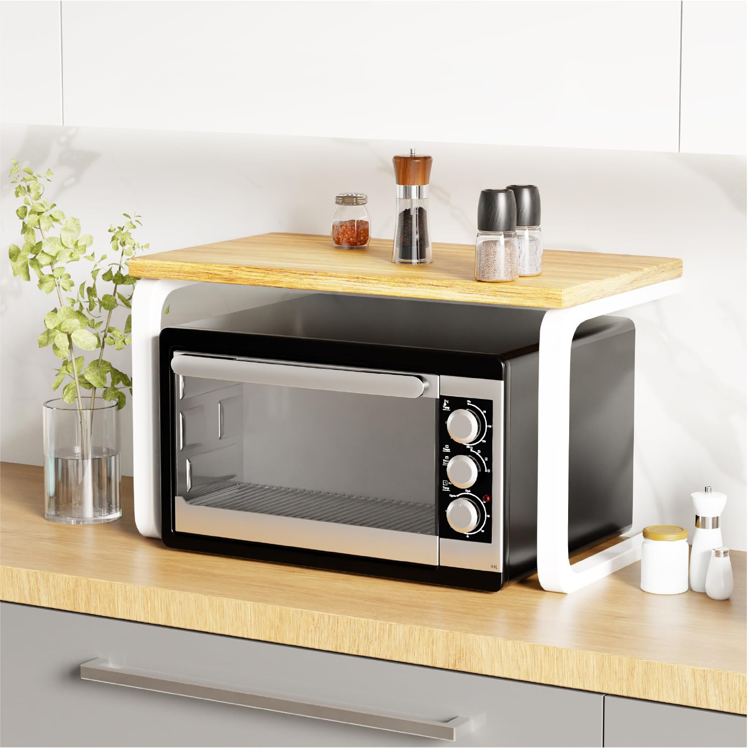 Lifelong Microwave Stand | Oven, OTG Stand for Kitchen | Multipurpose Top Rack for Kitchen Storage with Adjustable Length & Height| Durable & Rust-Free Telescopic Stand with Up to 15kg Capacity-image-38