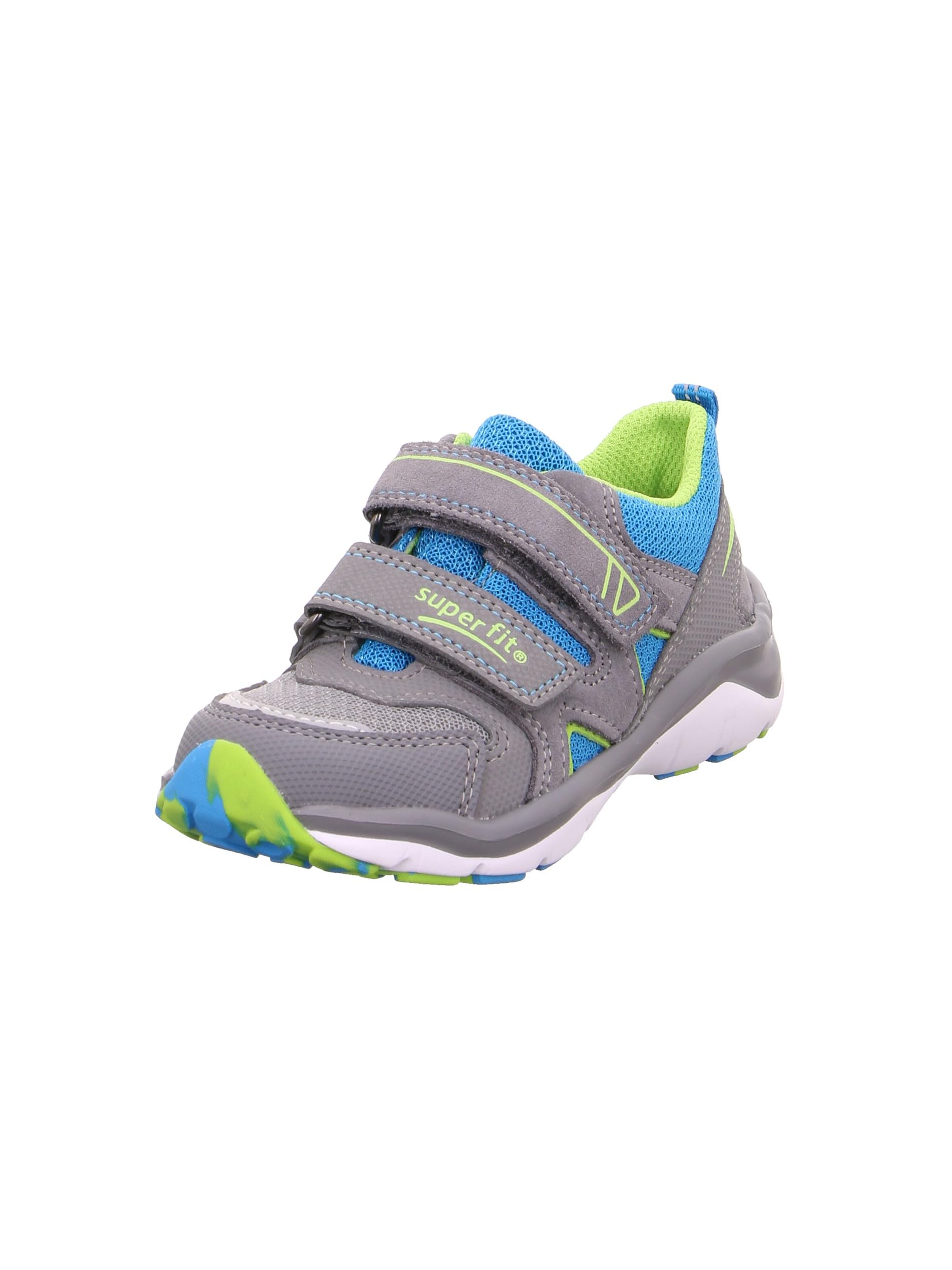 Superfit Boy's Sport5 Trainer, Grey (Light Grey/Blue 25), 4.5 UK Child