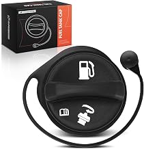 A-Premium Gas Cap Fuel Cap Compatible with Chevrolet Silverado 1500 HD, Tahoe, Suburban 2500, Avalanche, Cavalier & GMC Sierra 3500, Yukon XL & Cadillac Escalade & Buick & Oldsmobile & Pontiac