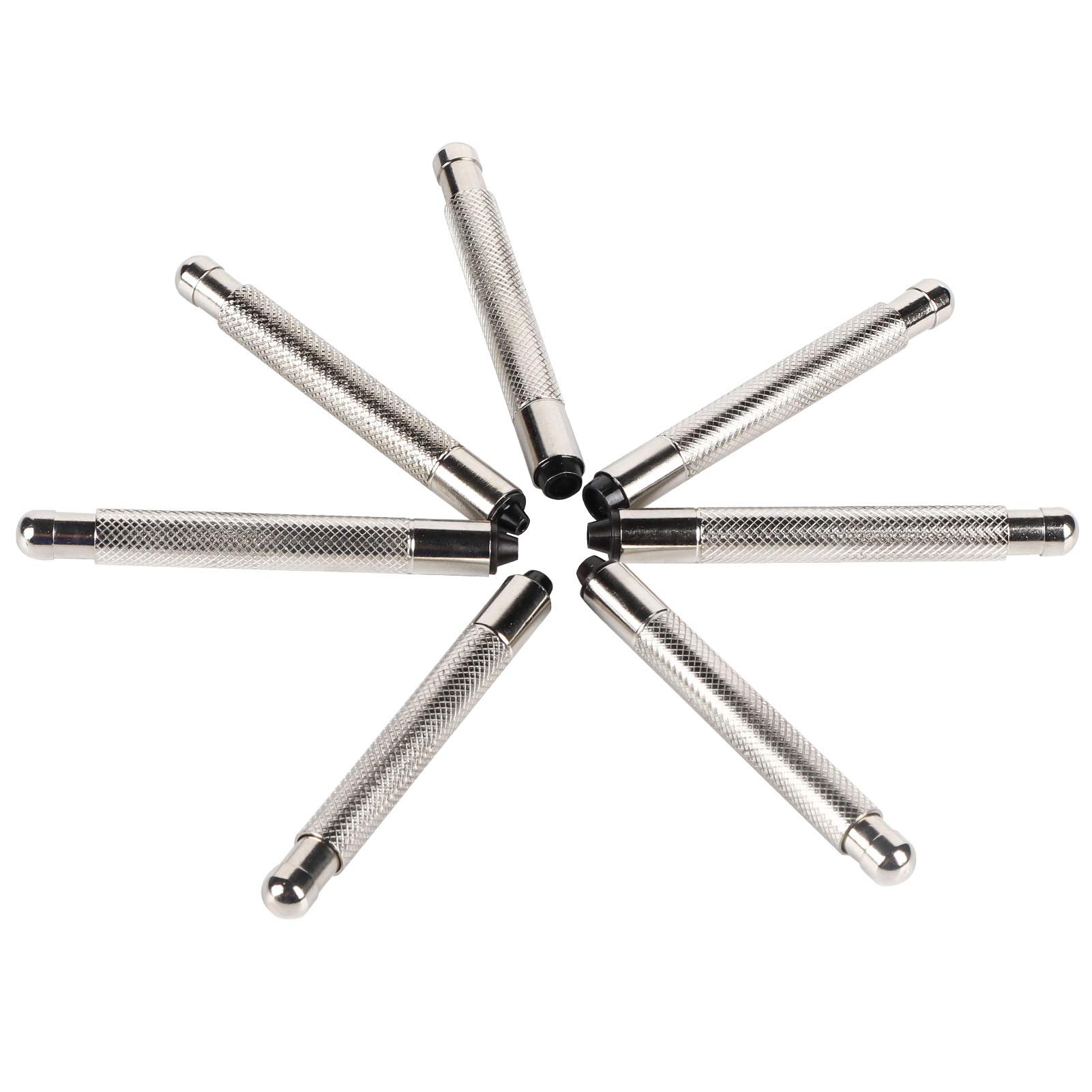 Set Avvolgitore Orologio, Kit Riparazione a Vite 7 Pezzi 3,0-7,0 | Pomello in Acciaio Inox, Adatto Alla Maggior Parte delle Corone, Resistente