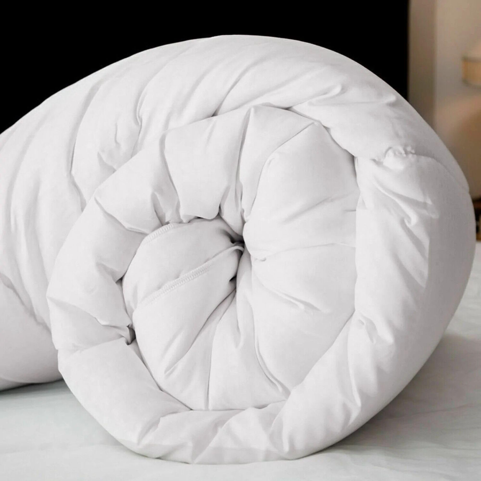 Anti-allergy duvet/quilt 10.5/13.5/15 tog for single double king and super king size for all seasons (10.5 tog, Double)