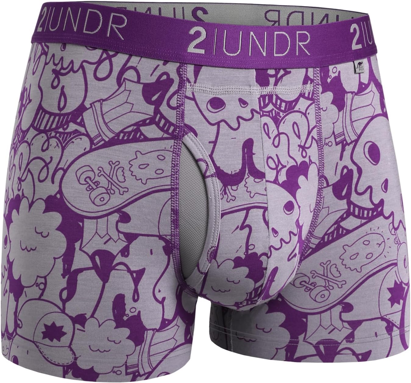 2UNDR Men's Swing Shift 3" Trunk Underwear