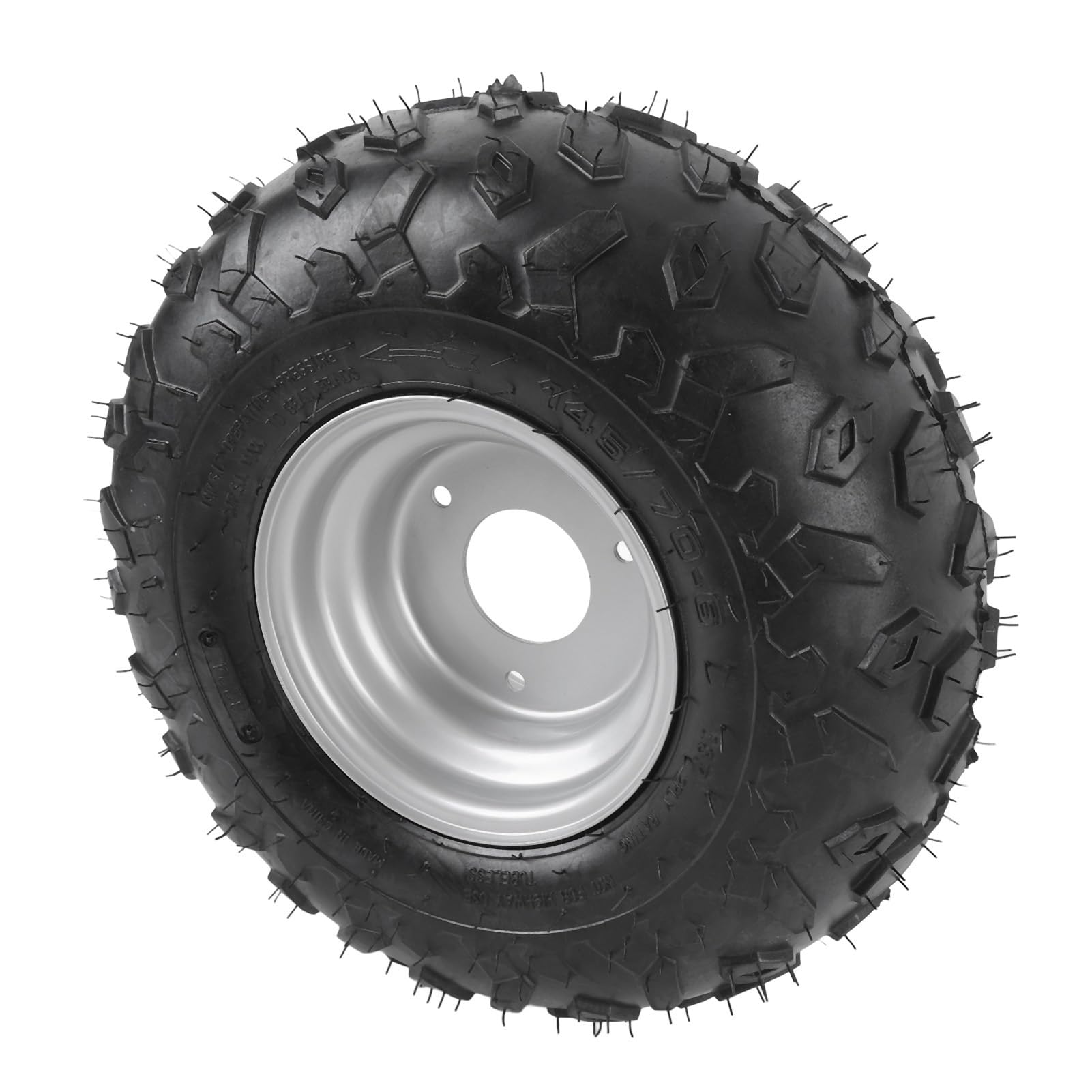 Tbest 145/70 6 145x70 Opona ze Stopu Aluminium Opona Bezdętkowa Mini Bike ATV Quad Off Road Gokart Wózek
