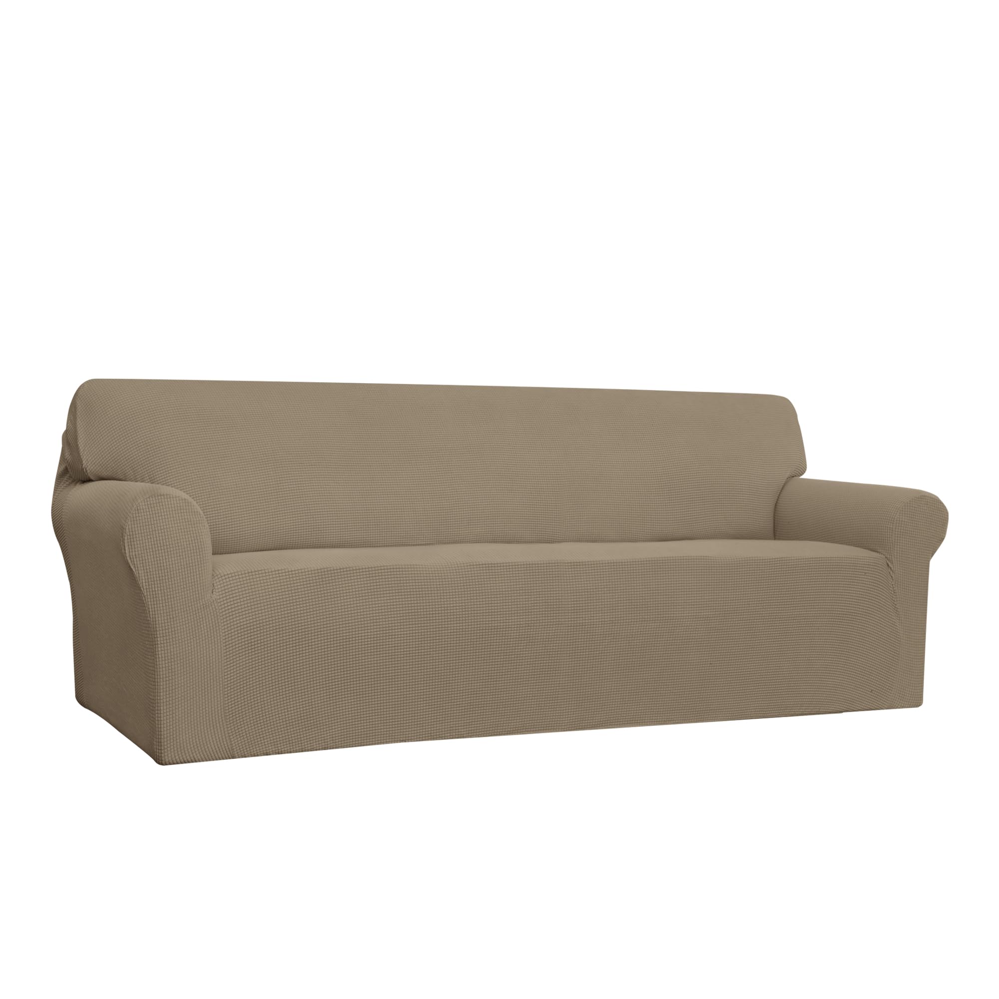Easy-Going Stretch 4 Seater Oversized Sofa Couch Cover Natural