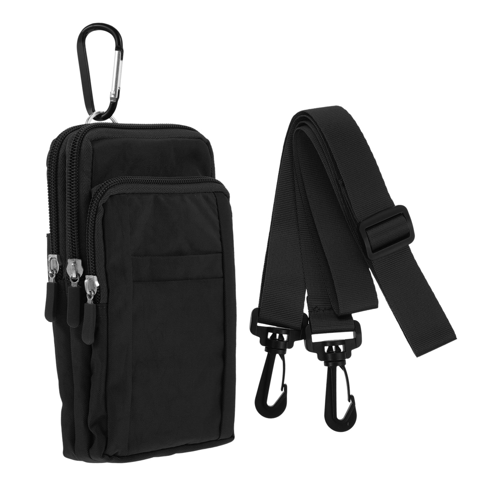 2 Piezas Bolsa De Mensajero Riñonera Billetera Cruzada para Teléfono Bolso Pequeño Monedero para Celular Riñonera Caparazón Tela De Nailon Tonos Terrestres