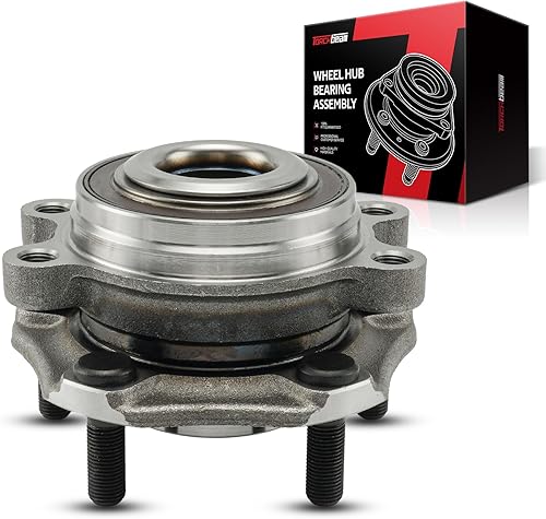 Miniatura 51 de Conjunto de cojinetes de buje de rueda delantera Torchbeam 513347 para Mazda CX-5 2013-2022, 2014-2021 Mazda 6 Rodamiento de rueda de 5 lengüetas