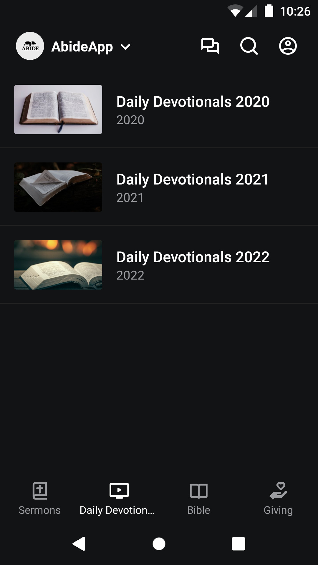The Abide for Android