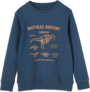 VERTBAUDET Basics Sweatshirt with Graphic Motifs for Boys night blue 18M/2Y