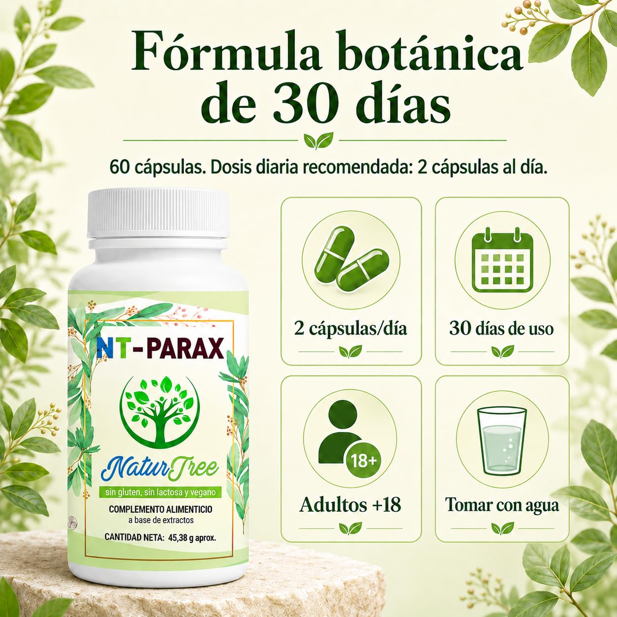 NT-Parax | Berberina, Ajenjo y Orégano | Salud Digestiva