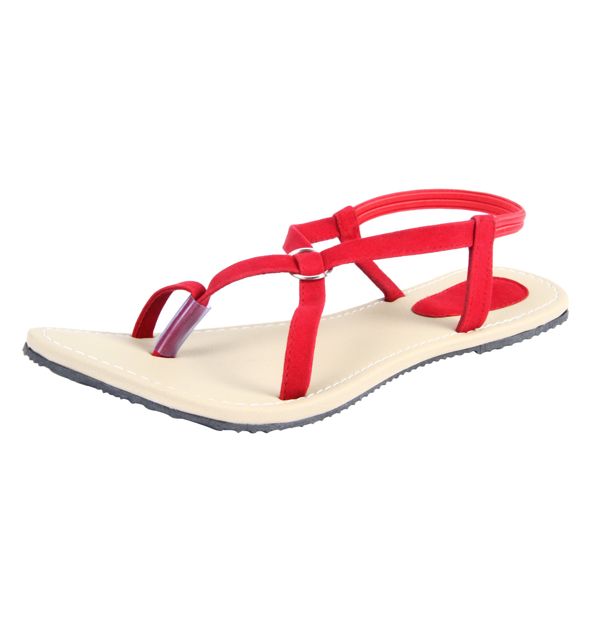 AZORES Red Stylish Flats (B077GS8HW8) Amazon Price History, Amazon Price Tracker
