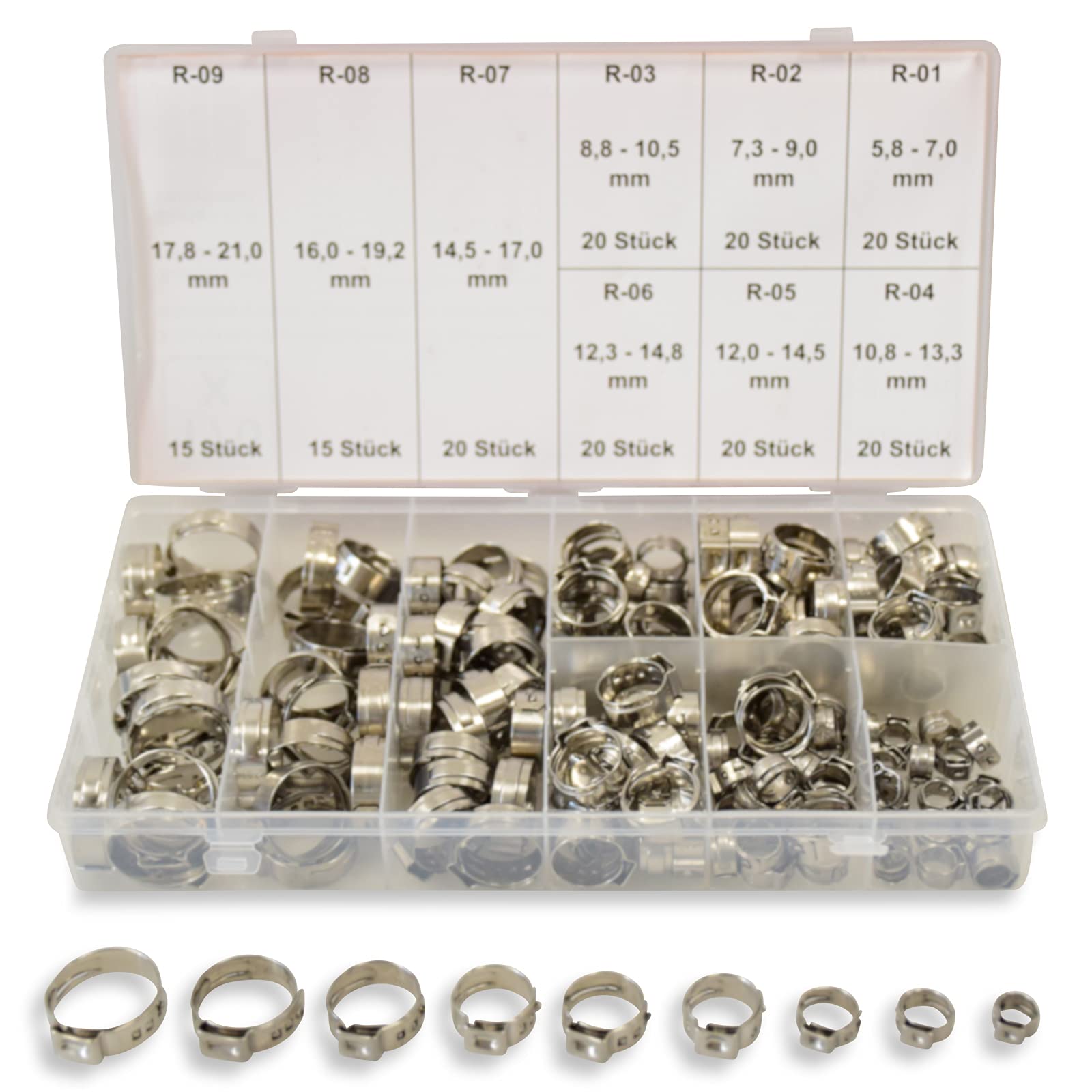 1-Ohrschlauch-Klemme 11,1 - 12,7mm (13.8) In Werkstattbedarf > Schlauchschellen > 1-Ohr Schlauchklemmen - Foto 8