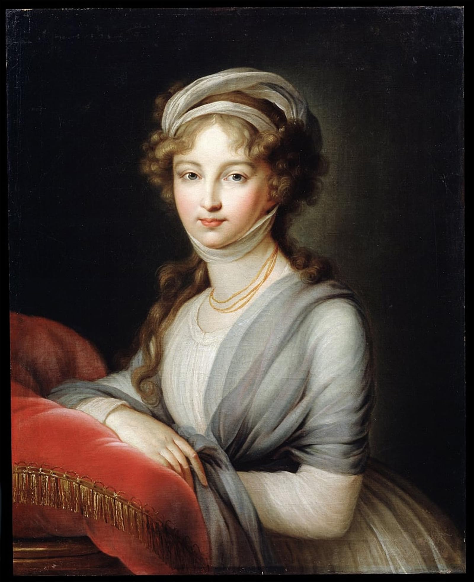 SERENDIPITP Vintage Wall Art Canvas Nordic Poster Canvas Print Picture Portrait of Empress Elizabeth Alexeievna by Elisabeth Louise Vigee Lebrun Wall Art Poster for Home Decor 60x90cm