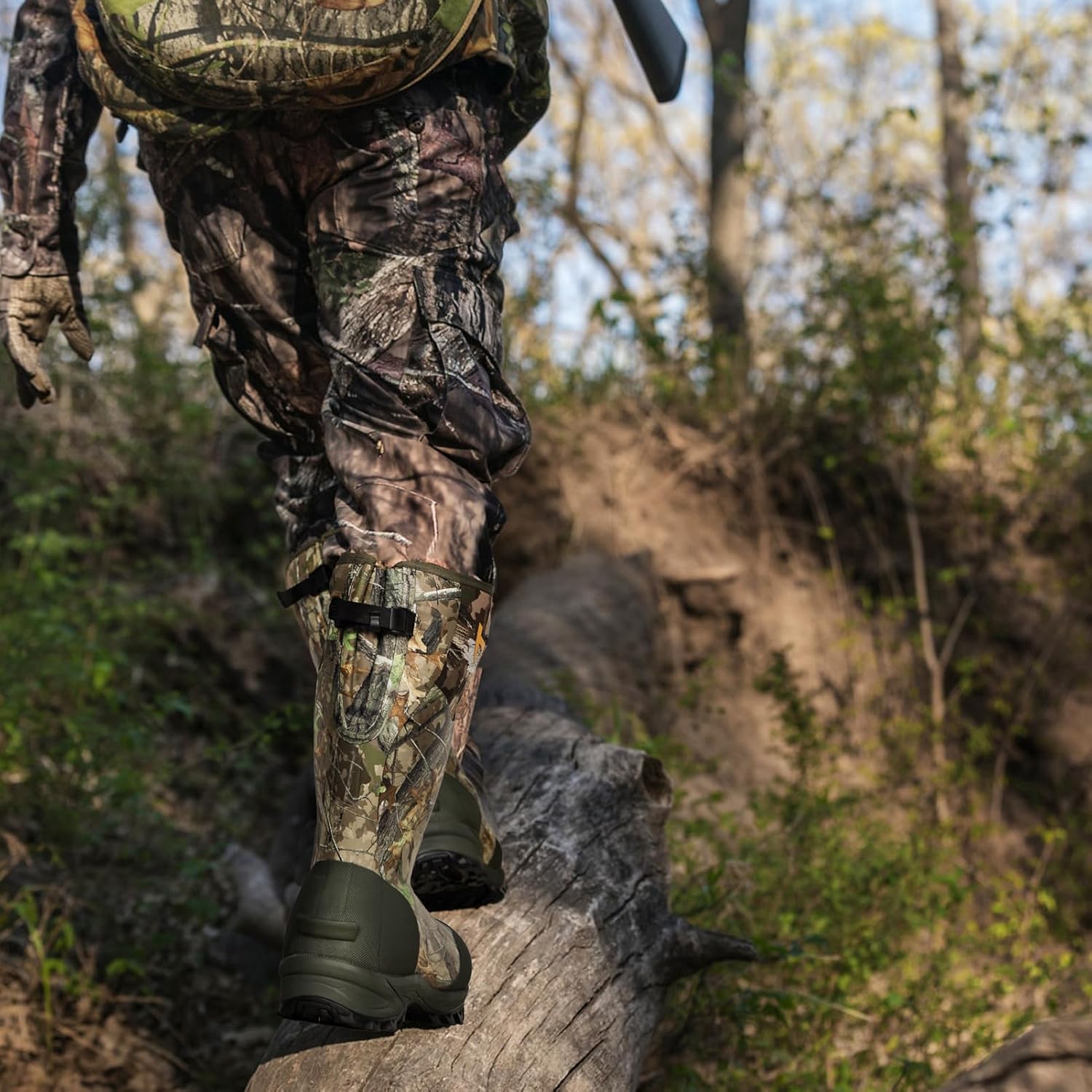 Hunting Boots for Men with 1600g Insulation, Waterproof Rubber Boots with 4mm Neoprene & 2mm Fleece Lining, Rated to -20°F, Anti-Slip Outsole & Steel Shank for Hunting and Outdoor Work - Image 8