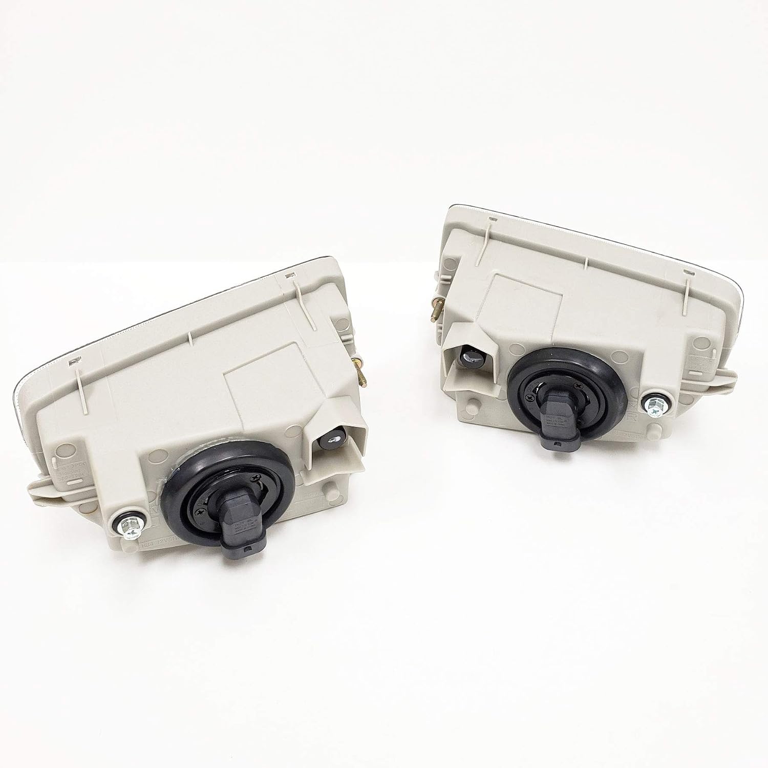 LEDIN Fog Lights Compatible For 1998-2007 Toyota Land Cruiser (OE Style Clear Lens with Adapter Plugs, Bulb)