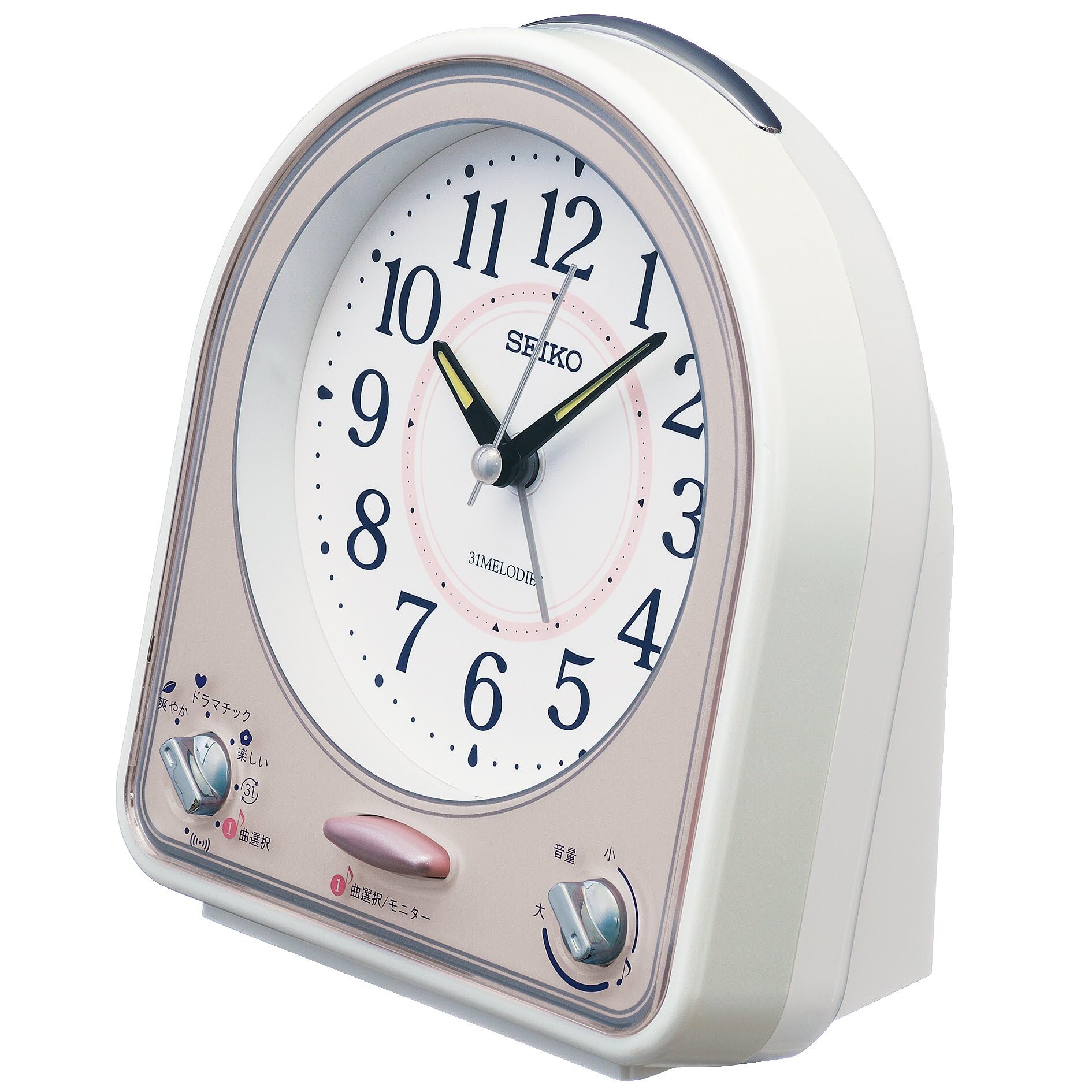 Amazon.co.jp: セイコークロック(Seiko Clock) 目覚まし時計 置き時計